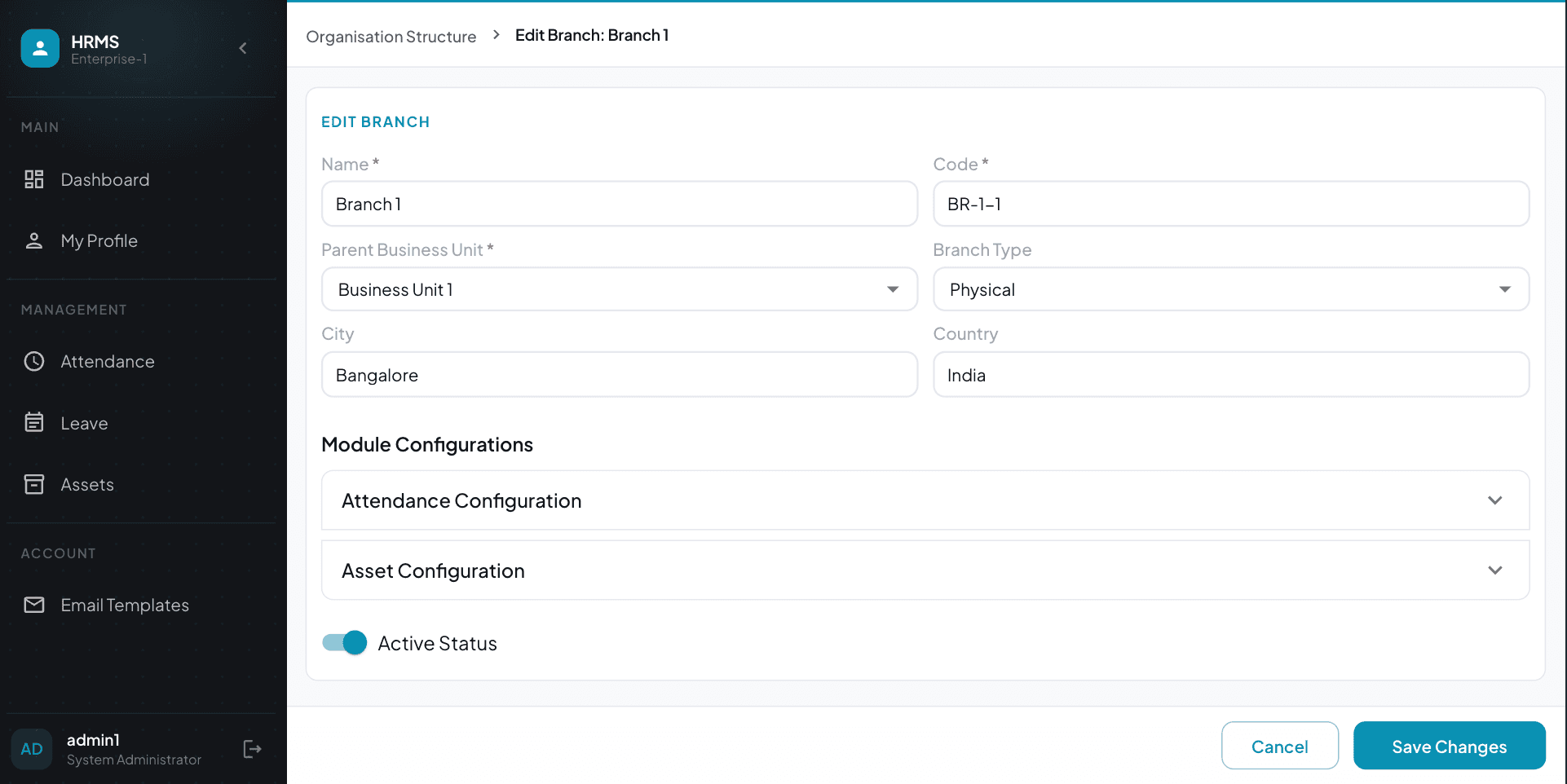 Branches product screenshot